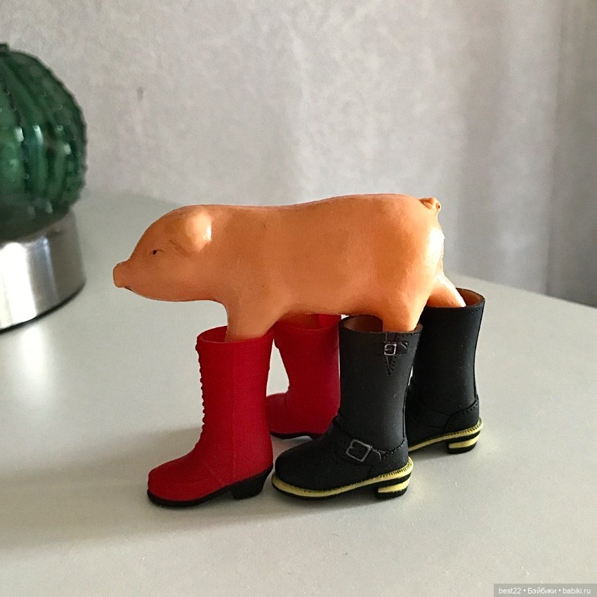 Карманный поросенок — Игрушки СССР и советского детства: резиновые (фото 7)