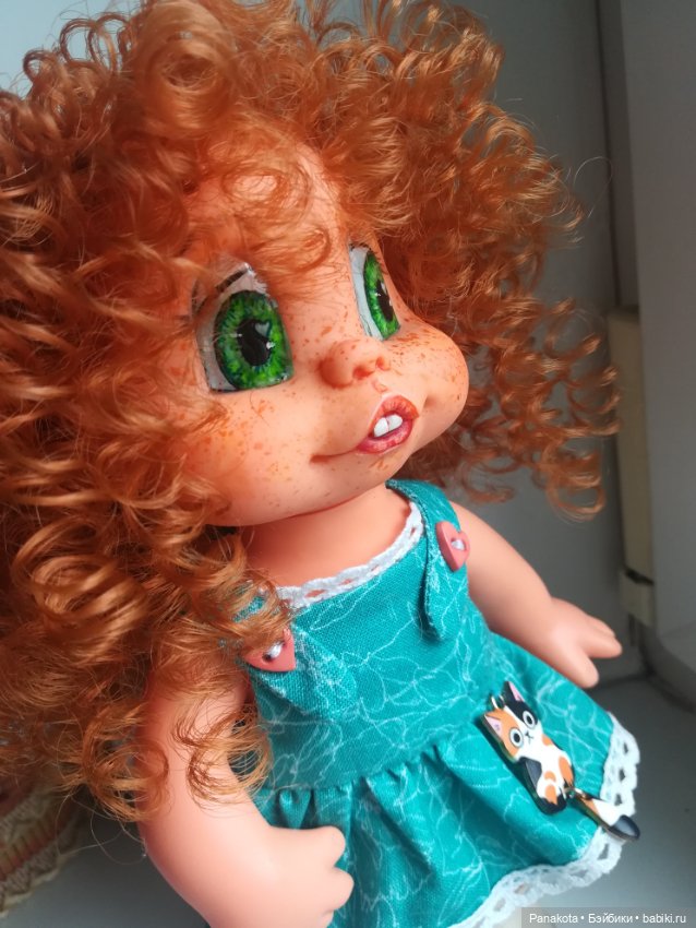 Чудик. Или Манюня?) — Реставрация и преображение кукол: ремонт (фото 5)