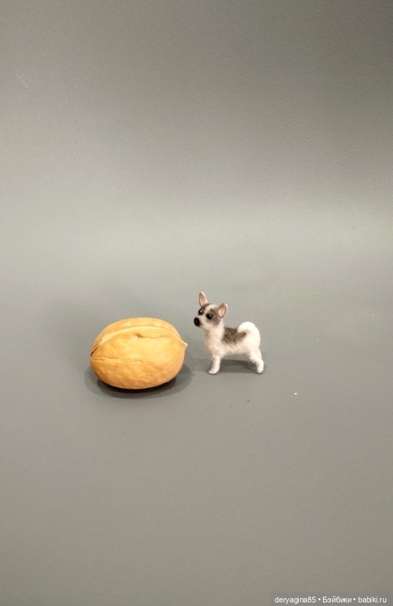 Мини пёсель — Валяные игрушки из шерсти: сухое валяние (фото 6)