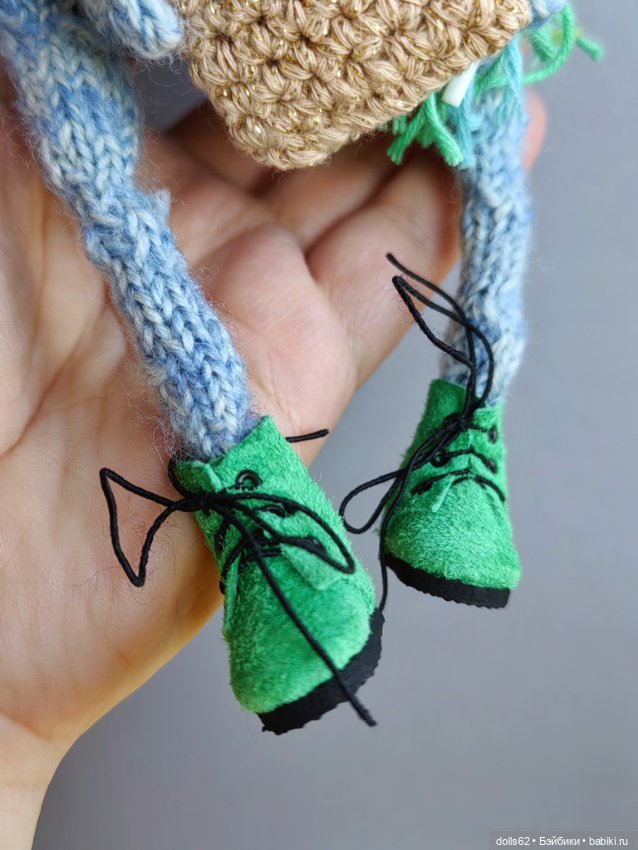 Жабка Клёпа — Вязаные игрушки и амигуруми: крючком (фото 7)