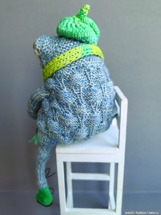 Жабка Клёпа — Вязаные игрушки и амигуруми: крючком (фото 10)