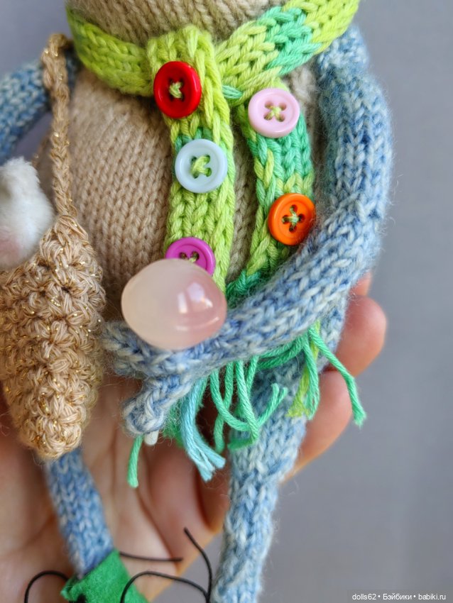Жабка Клёпа — Вязаные игрушки и амигуруми: крючком (фото 6)
