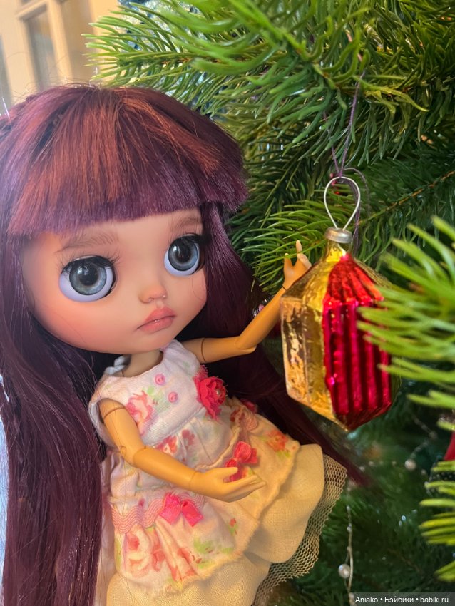 Прощание с елочкой — Куклы Blythe (Блайз) ООАК: кастом