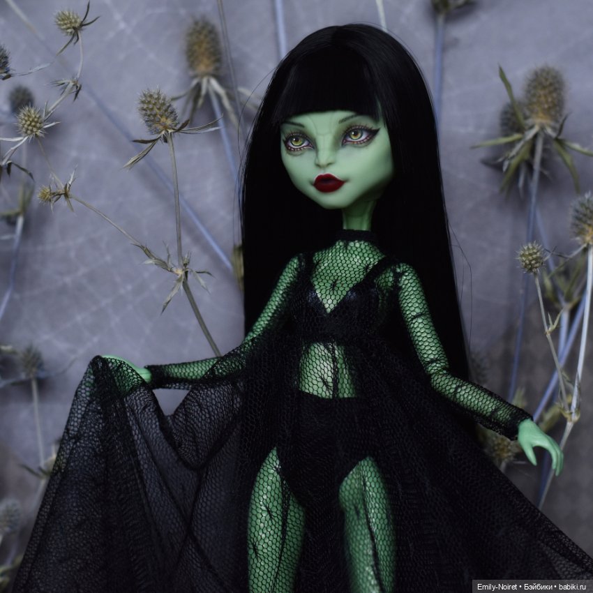 Платье для Гадюки — ООАК Monster High и Ever After High: репейнт (фото 7)