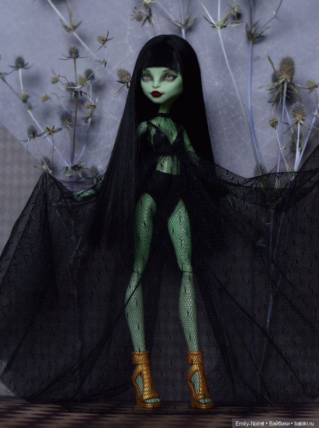 Платье для Гадюки — ООАК Monster High и Ever After High: репейнт (фото 8)