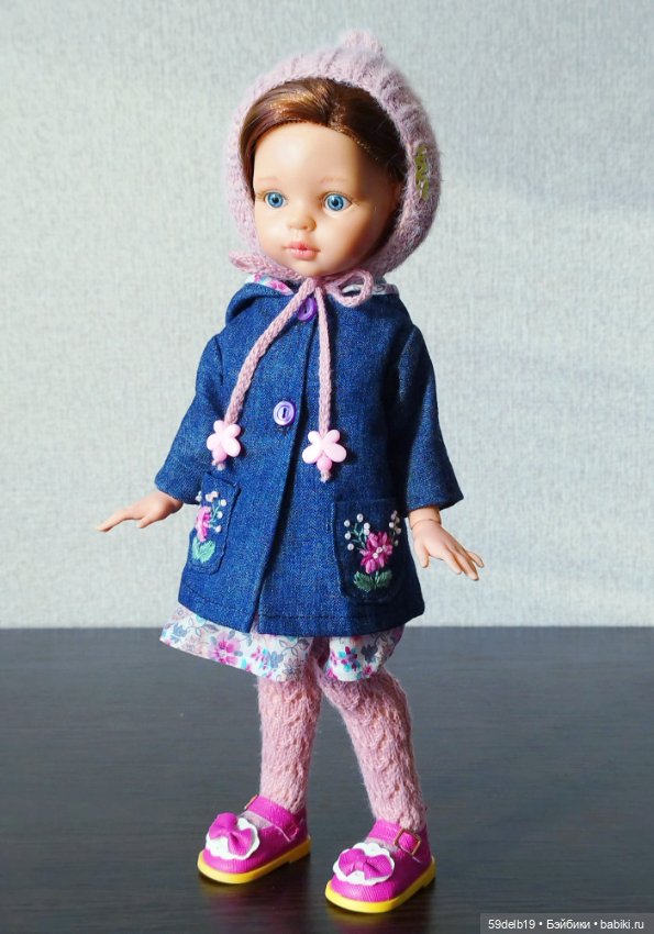 Плащ с капюшоном, платье с вышивкой, шапочка "Эльфик" для паолочки