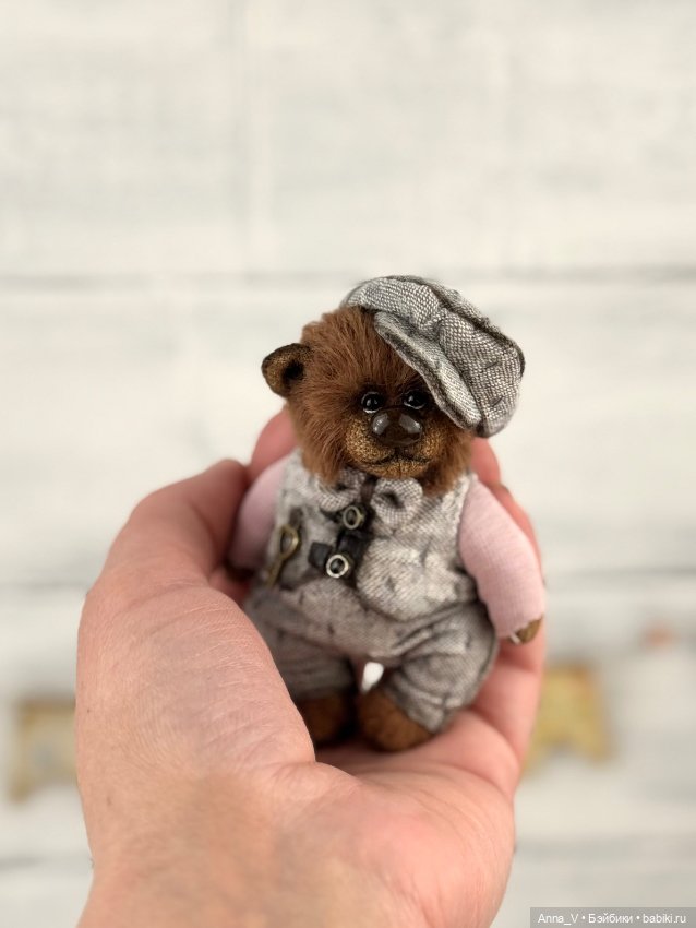 Тедд мишка Сеня — Авторские мишки Тедди и друзья: фото (фото 3)