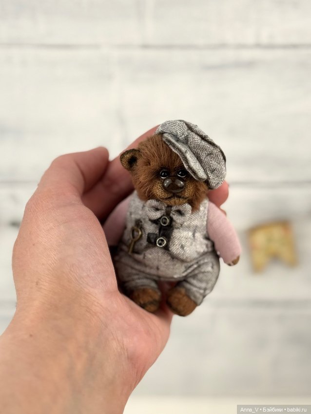 Тедд мишка Сеня — Авторские мишки Тедди и друзья: фото (фото 2)