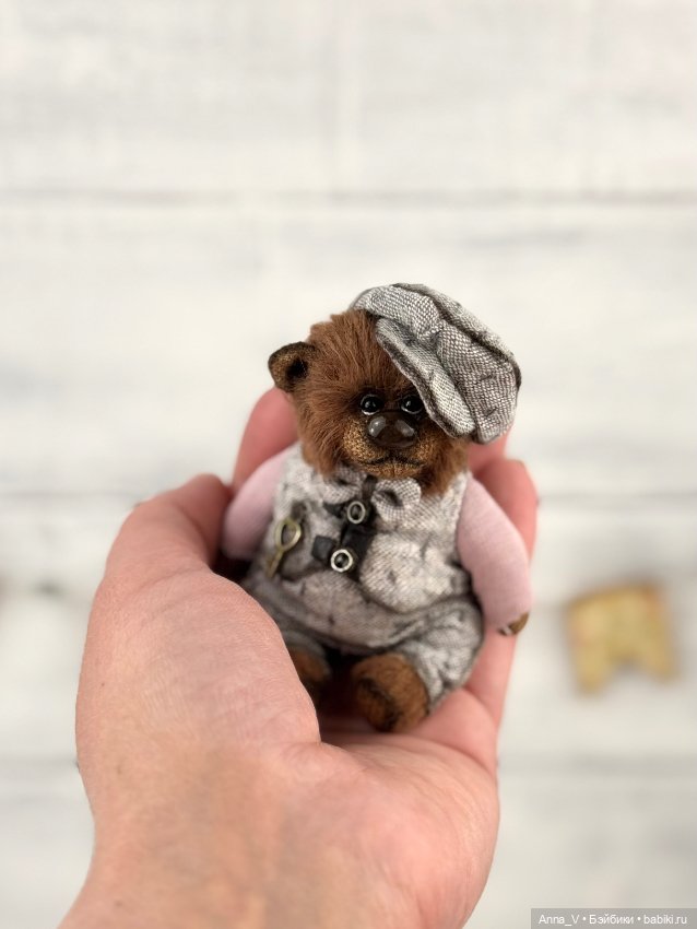 Тедд мишка Сеня — Авторские мишки Тедди и друзья: фото (фото 4)