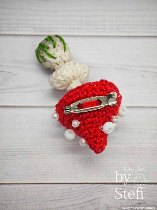 Мухоморчик — Вязаные игрушки и амигуруми: крючком (фото 6)