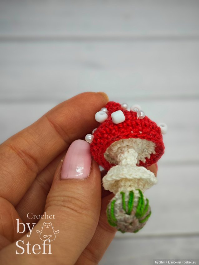 Мухоморчик — Вязаные игрушки и амигуруми: крючком (фото 4)