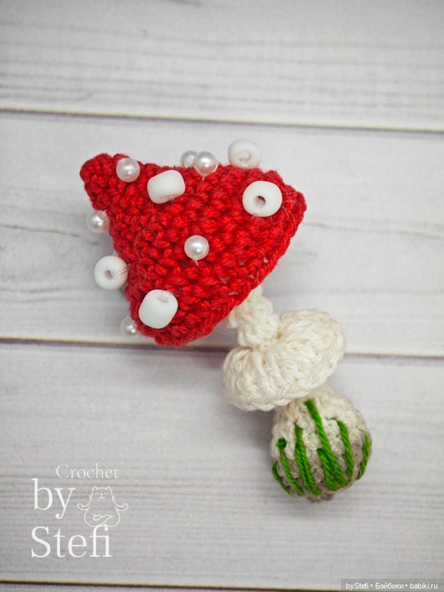 Мухоморчик — Вязаные игрушки и амигуруми: крючком (фото 8)