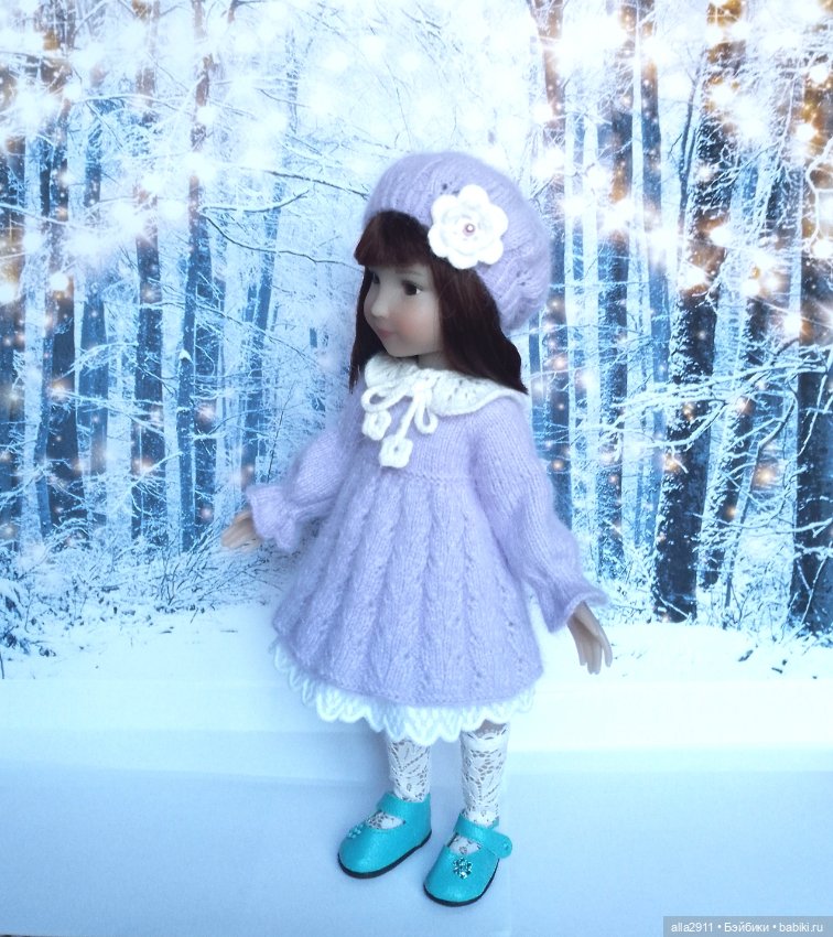 Платьице нежно сиреневого цвета (фото 4)