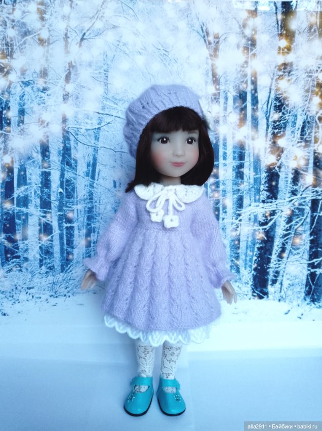 Платьице нежно сиреневого цвета (фото 6)