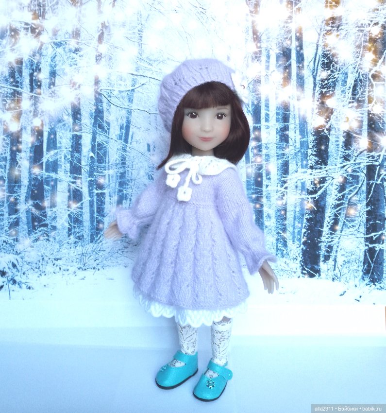 Платьице нежно сиреневого цвета (фото 3)