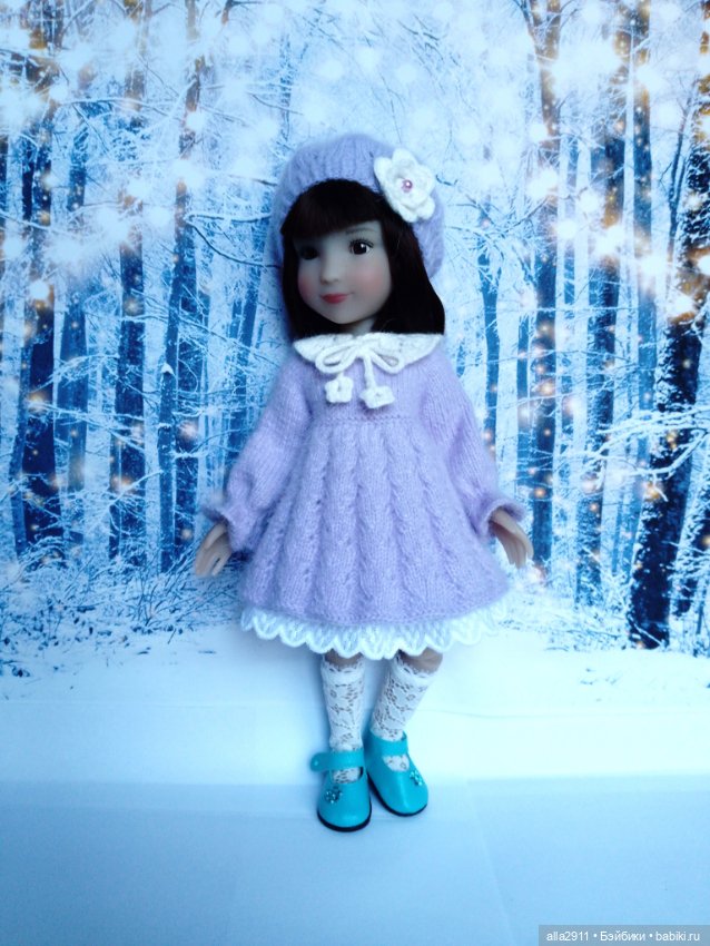 Платьице нежно сиреневого цвета (фото 5)