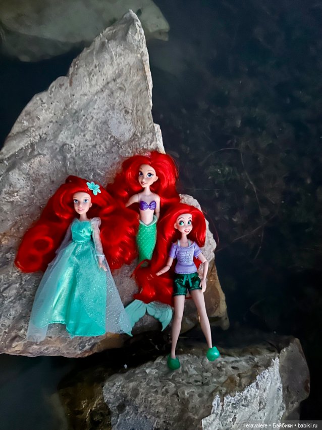 Фотоподборка русалок — Куклы Disney Animators и Принцессы Диснея: Disney Store