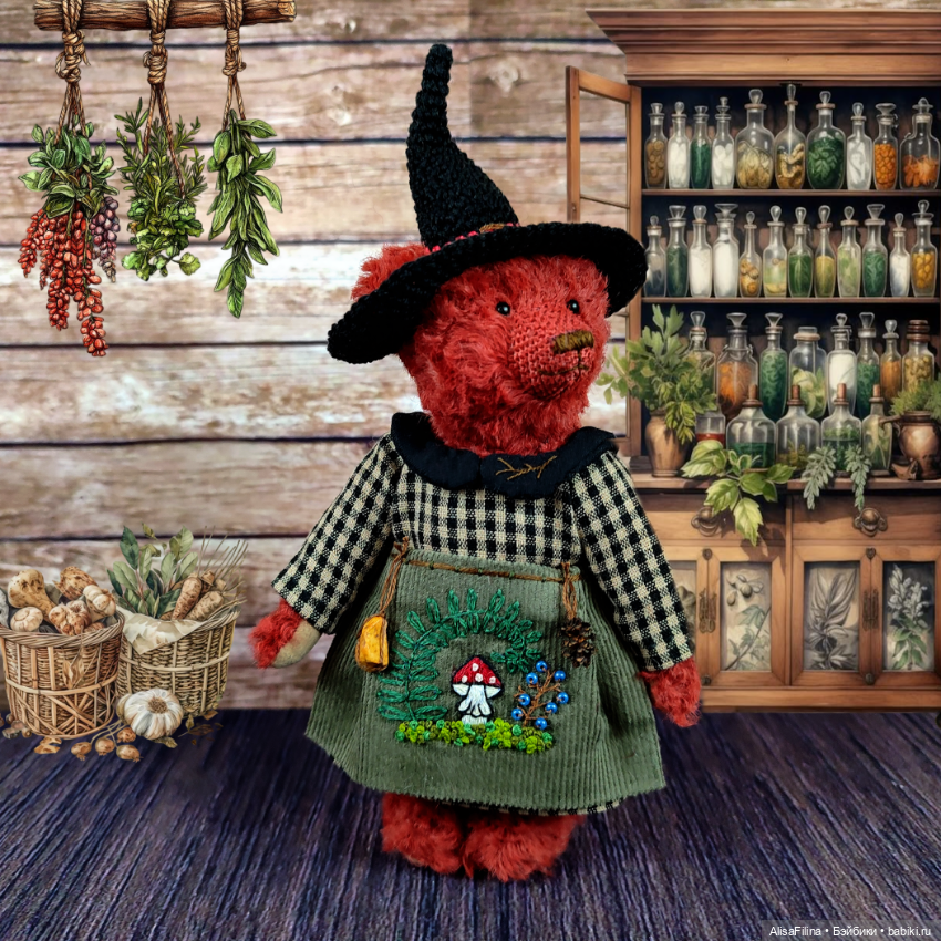 Мишка Тедди Виола — Авторские мишки Тедди и друзья: фото (фото 4)