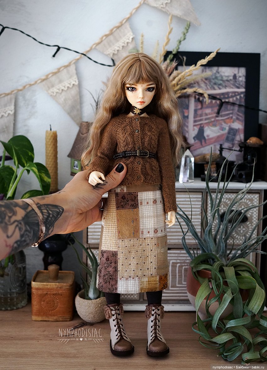 Наряд с настоящей лоскутной юбкой