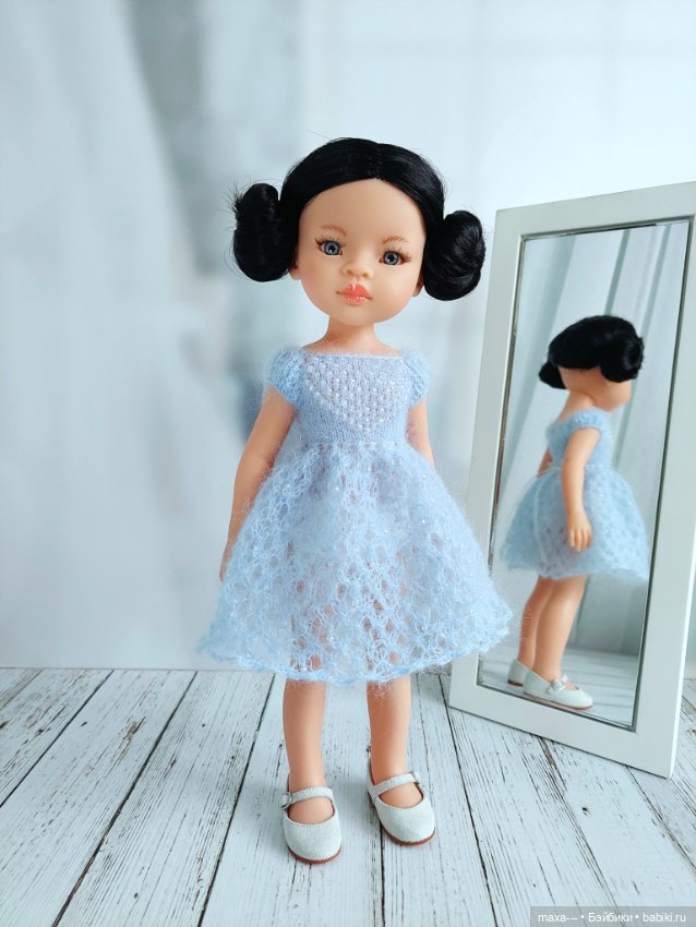 Платье-льдинка — Одежда и обувь для кукол своими руками: фото