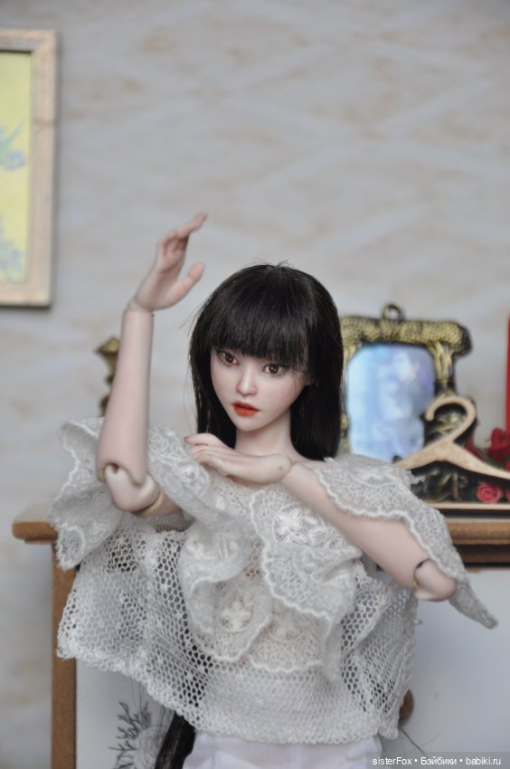 Одевание наряда — Авторские шарнирные куклы своими руками: лепка (фото 4)