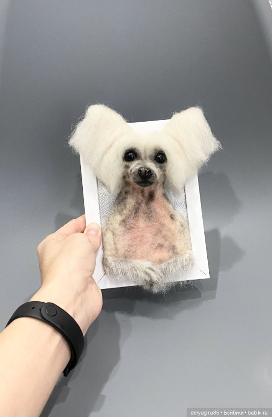 Портрет — Валяные игрушки из шерсти: сухое валяние