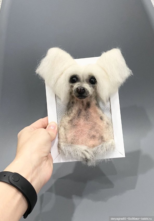 Портрет — Валяные игрушки из шерсти: сухое валяние (фото 2)