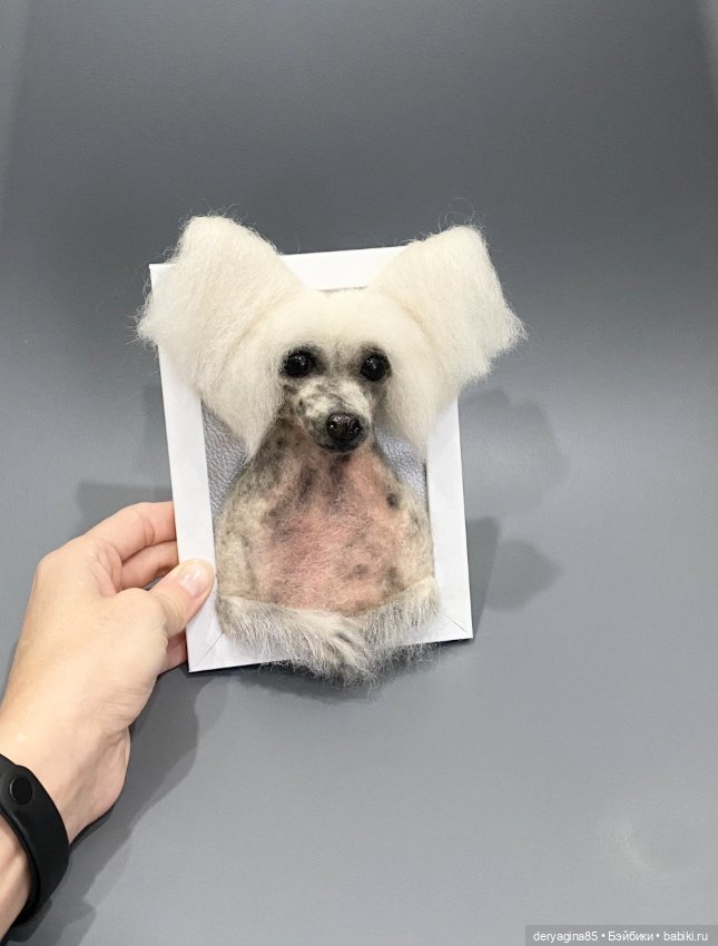 Портрет — Валяные игрушки из шерсти: сухое валяние (фото 3)