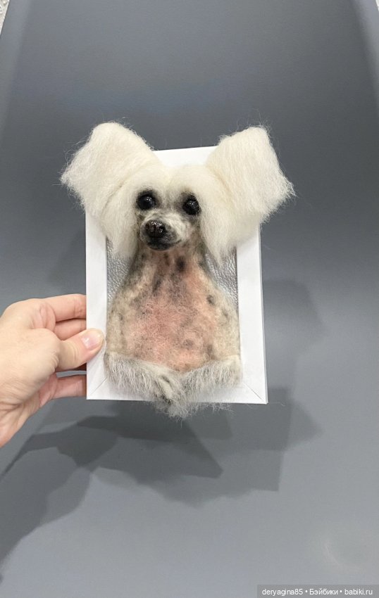 Портрет — Валяные игрушки из шерсти: сухое валяние (фото 6)