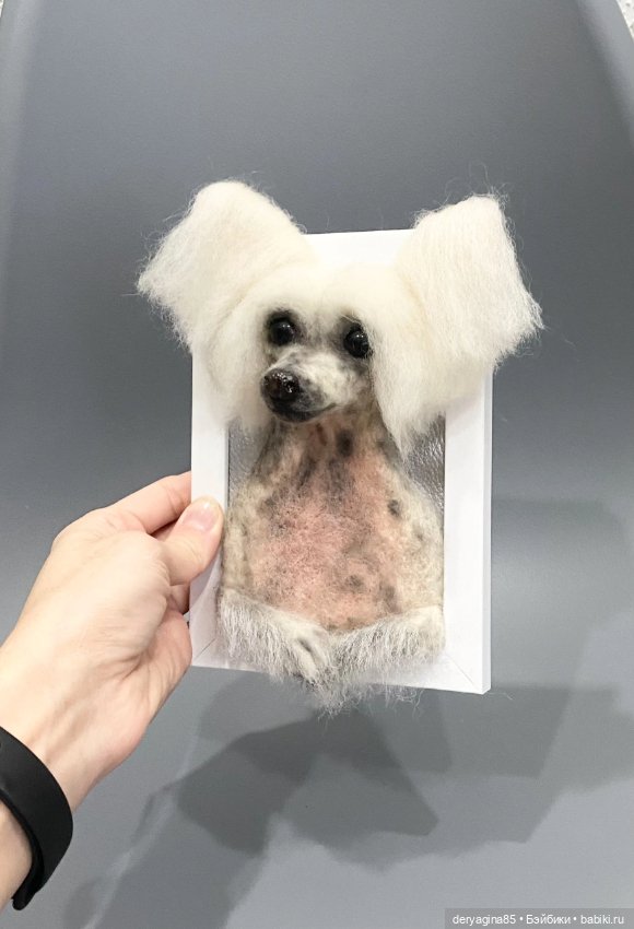 Портрет — Валяные игрушки из шерсти: сухое валяние (фото 5)