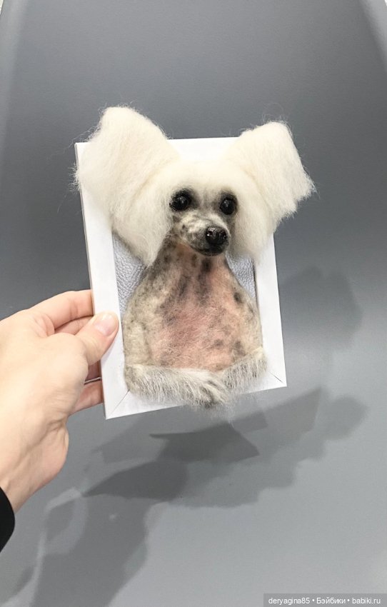 Портрет — Валяные игрушки из шерсти: сухое валяние (фото 4)