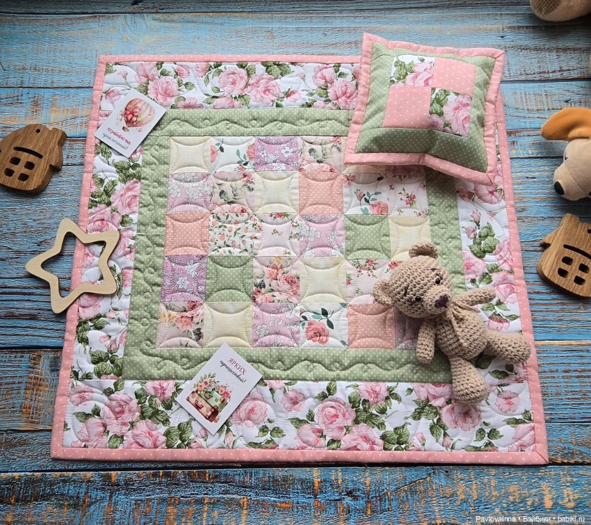 Лоскутная нежность для любимых кукол (фото 7)