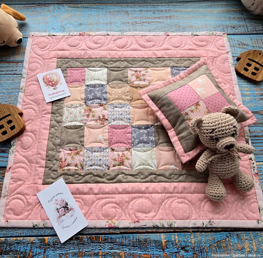 Лоскутная нежность для любимых кукол