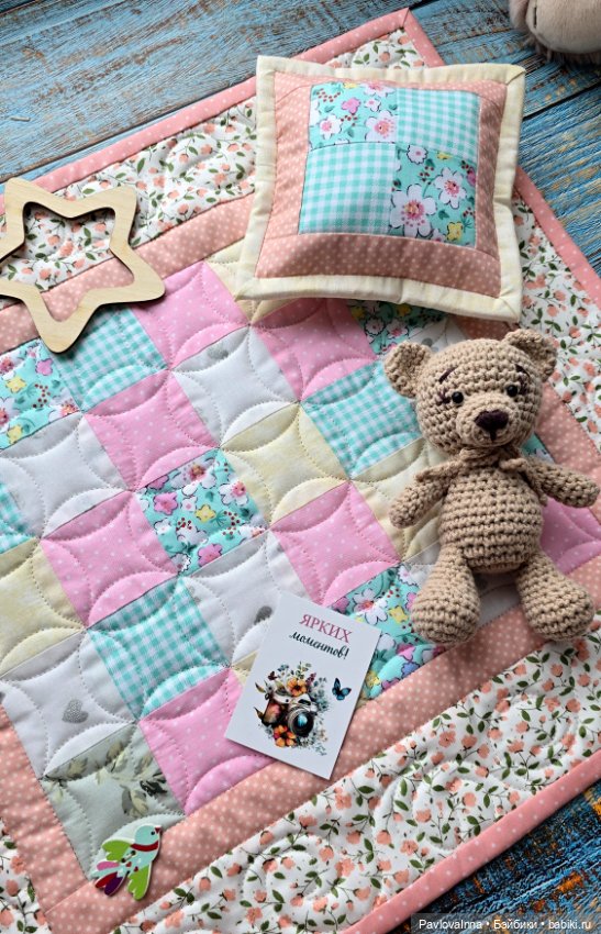 Лоскутная нежность для любимых кукол