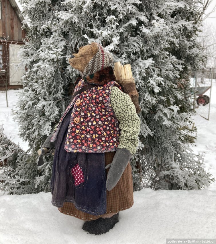 Мишка оделась — Авторские мишки Тедди и друзья: фото (фото 8)