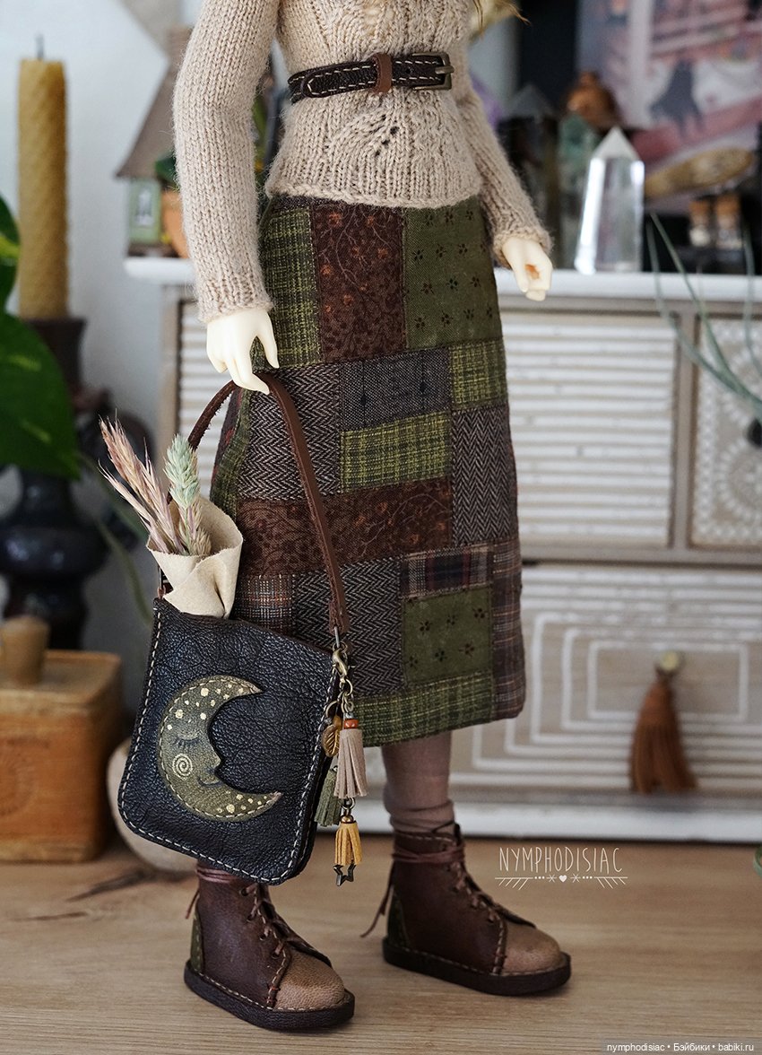 Наряд с зеленой лоскутной юбкой (фото 5)