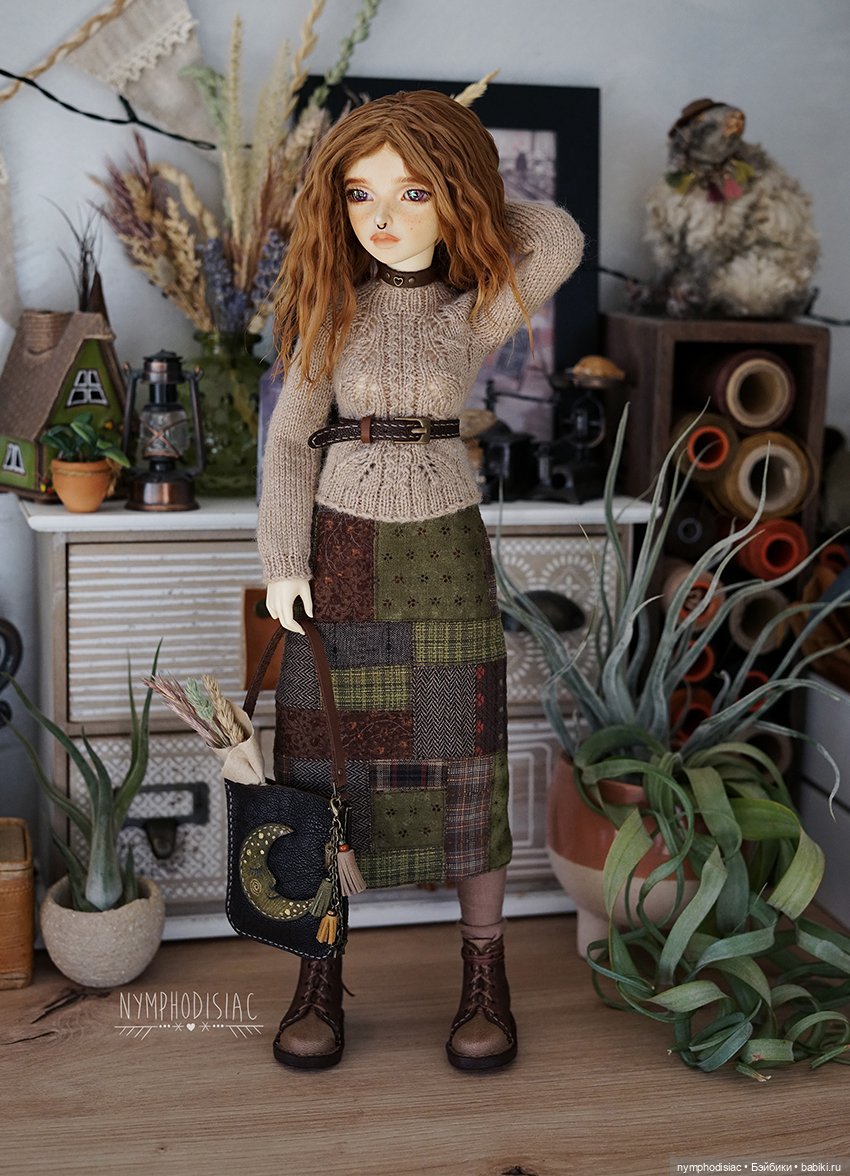 Наряд с зеленой лоскутной юбкой (фото 4)