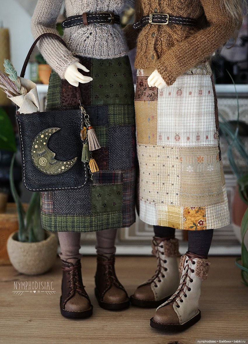 Наряд с зеленой лоскутной юбкой (фото 2)