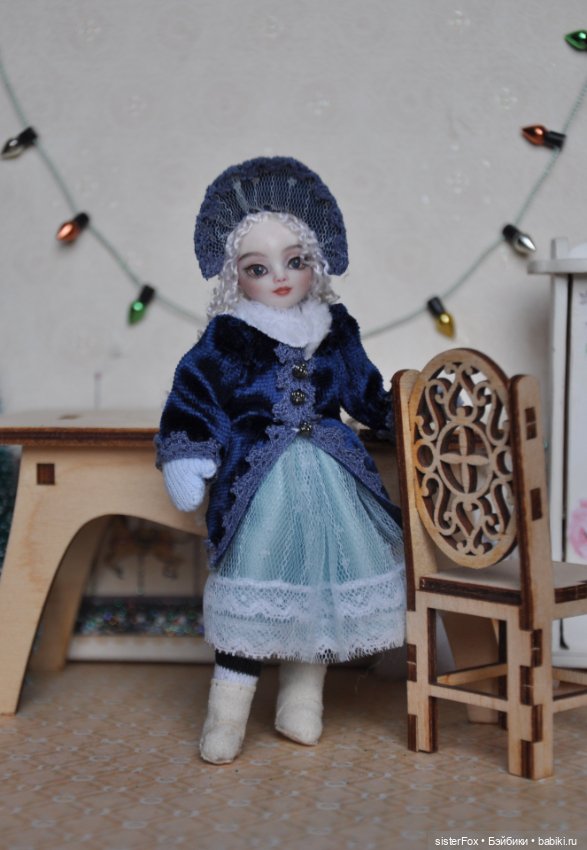 Зимние барышни — Авторские миниатюрные куклы: лепка