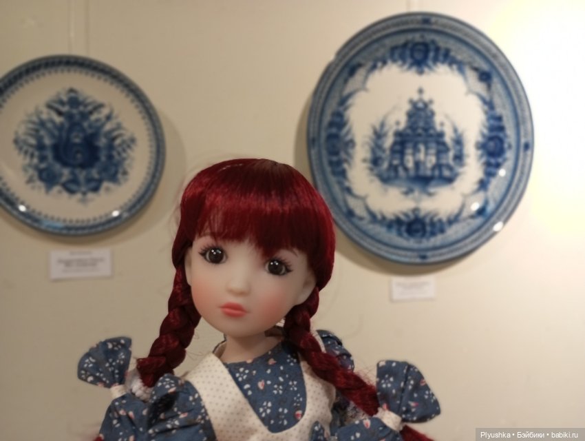 Таллула на выставке Гжели