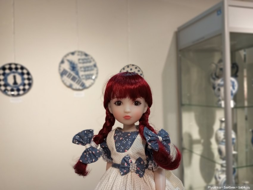 Таллула на выставке Гжели