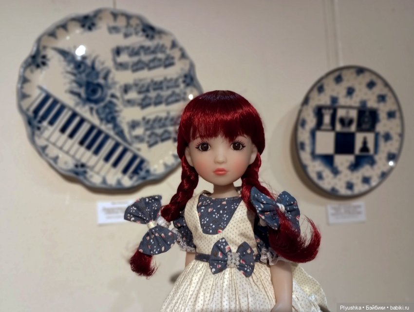 Таллула на выставке Гжели
