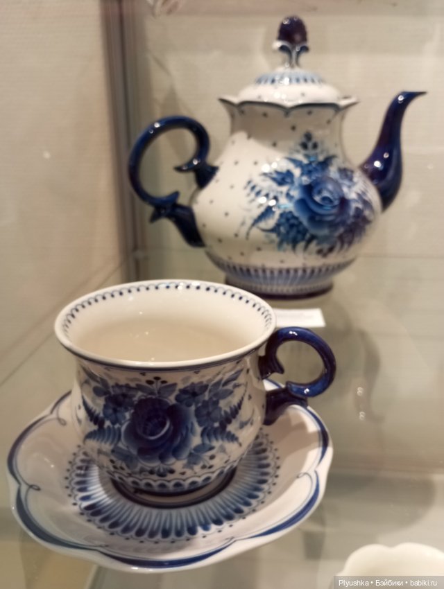 Таллула на выставке Гжели