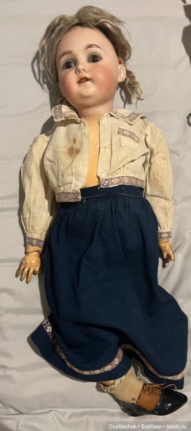 Антикварная одежда куклы Armand Marseille (фото 9)