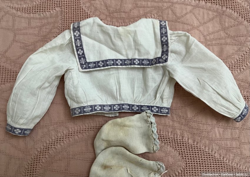 Антикварная одежда куклы Armand Marseille (фото 5)