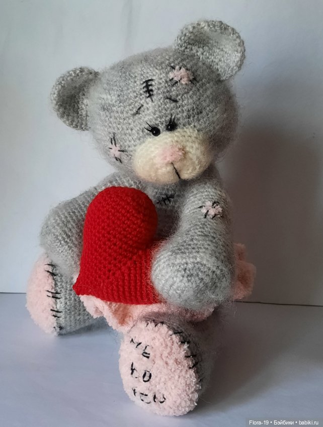 Влюбенные Мишки Тедди — Вязаные игрушки и амигуруми: крючком (фото 7)