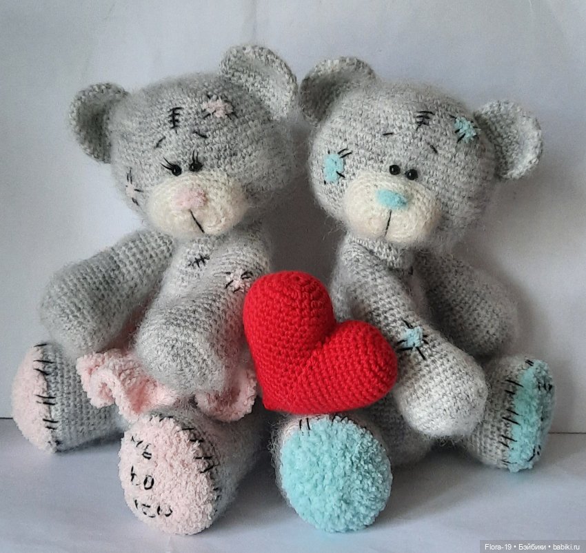 Влюбенные Мишки Тедди — Вязаные игрушки и амигуруми: крючком (фото 5)
