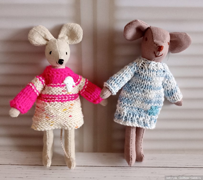 И снова мышки) — Текстильные игрушки и примитивы: кофейные