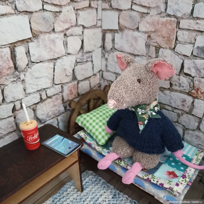 И снова мышки) — Текстильные игрушки и примитивы: кофейные
