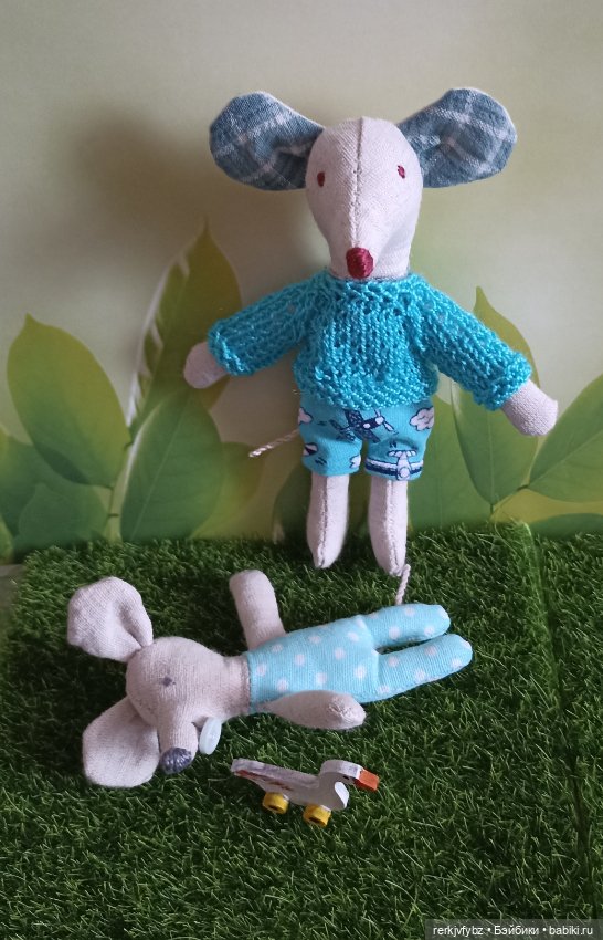 И снова мышки) — Текстильные игрушки и примитивы: кофейные